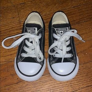 toddler black converse